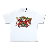 White merry christmas truck gnomies Urban Heavy Tee - FaDigitalArtStudio