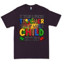 Plum it takes a special teacher to hear what a child can't say Premium Tee - OliviaCreatesArt