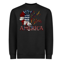 Black god bless america Heavyweight Sweatshirt - JahusDesignShop