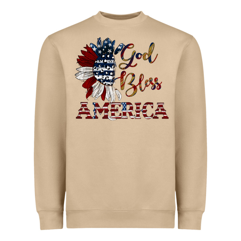 God Bless America Heavyweight Sweatshirt by JahusDesignShop | Teevron