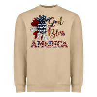 Mushroom god bless america Heavyweight Sweatshirt - JahusDesignShop
