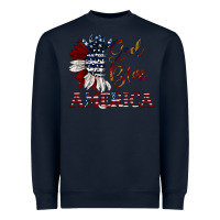 Navy god bless america Heavyweight Sweatshirt - JahusDesignShop