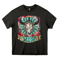 Asphalt Mom Bull Skull Mother's Day Heavy Core Tee - CowGirlArtShop
