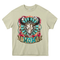 Mossy Mom Bull Skull Mother's Day Heavy Core Tee - CowGirlArtShop
