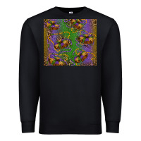 Black mardi gras king cake leopard Premium Sweatshirt - RanaPortraitStore