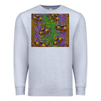 Heather Grey mardi gras king cake leopard Premium Sweatshirt - RanaPortraitStore
