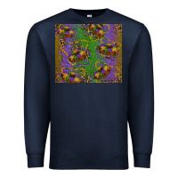 Navy mardi gras king cake leopard Premium Sweatshirt - RanaPortraitStore
