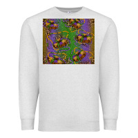Oatmeal Heather mardi gras king cake leopard Premium Sweatshirt - RanaPortraitStore