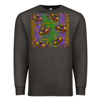 Smoke mardi gras king cake leopard Premium Sweatshirt - RanaPortraitStore