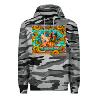 Slate Camo Fall coop animals pumpkin Premium Hoodie - Artiststas