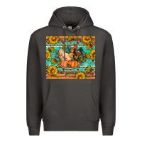 Smoke Fall coop animals pumpkin Premium Hoodie - Artiststas