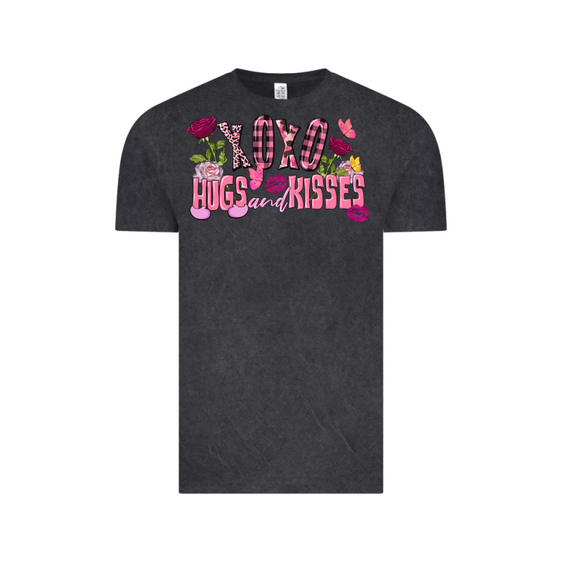 Xoxo Hugs And Kisses Valentine's Day Vintage Tee by FaDigitalArtStudio | Teevron
