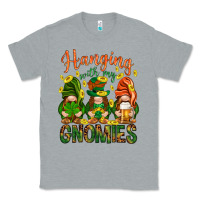 Heather Grey Hanging with my gnomies Classic Tee - HowdyJamesFarm