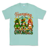 Seafoam Hanging with my gnomies Classic Tee - HowdyJamesFarm