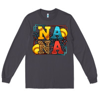 Smoke Softball nana leopard frame Long Sleeve Tee - LillyAllenDesigns