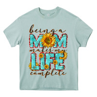 Arona Being a Mom makes my life complete Mother's Day Heavy Core Tee - CowGirlArtShop