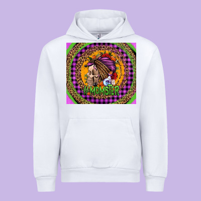 Momster Halloween Momlife Urban Hoodie Designed By Jasminsmagicworld