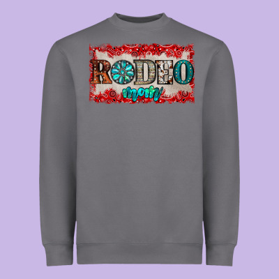 Rodeo Mom Heavyweight Sweatshirt Designed By Jahusdesignshop