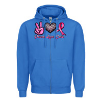 True Royal peace love cure Zipper Hoodie - JahusDesignShop