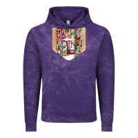 Cloud Purple Christmas Pocket Vintage Hoodie - CowhideDigitalArt