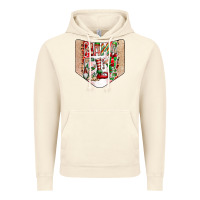 Vintage Artic Christmas Pocket Vintage Hoodie - CowhideDigitalArt