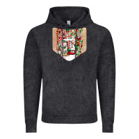 Vintage Black Christmas Pocket Vintage Hoodie - CowhideDigitalArt