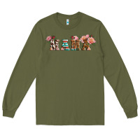 Army Green western mama pink roses Mother's Day Long Sleeve Tee - LillyAllenDesigns