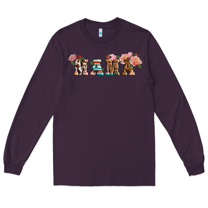 Western Mama Pink Roses Mother's Day Long Sleeve Tee by LillyAllenDesigns | Teevron