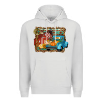 Dove Grey Farm Life Fall Barn And Truck Premium Hoodie - Artiststas
