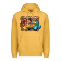 Mustard Farm Life Fall Barn And Truck Premium Hoodie - Artiststas