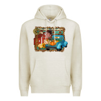 Oatmeal Heather Farm Life Fall Barn And Truck Premium Hoodie - Artiststas