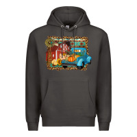Smoke Farm Life Fall Barn And Truck Premium Hoodie - Artiststas