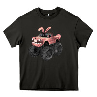 Asphalt Easter monster truck Easter Day Heavy Core Tee - HowdyJamesFarm