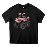 Black Easter monster truck Easter Day Heavy Core Tee - HowdyJamesFarm