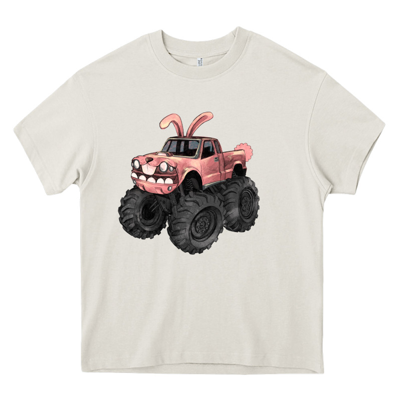 Easter Monster Truck Easter Day Heavy Core Tee by HowdyJamesFarm | Teevron