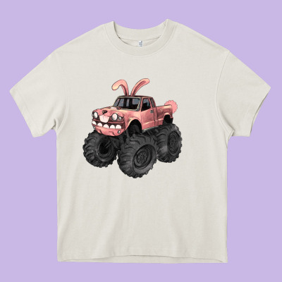 Easter Monster Truck Easter Day Heavy Core Tee Designed By Howdyjamesfarm