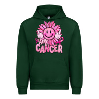 Forest Green hey cancer smiley face breast cancer Urban Hoodie - RanaPortraitStore