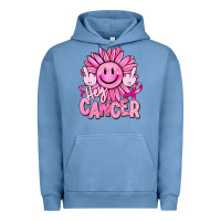 Pigment Pebble Blue hey cancer smiley face breast cancer Urban Hoodie - RanaPortraitStore
