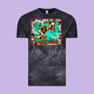 Sagittarius Turquoise Cowhide Vintage Tee Designed By Ranaportraitstore