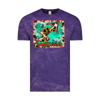 Cloud Purple Sagittarius turquoise cowhide Vintage Tee - RanaPortraitStore