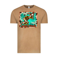 Vintage Camel Sagittarius turquoise cowhide Vintage Tee - RanaPortraitStore