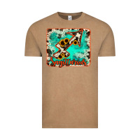 Vintage Coffee Sagittarius turquoise cowhide Vintage Tee - RanaPortraitStore