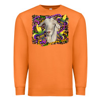 Carrot mardi gras goat fleur de lis Premium Sweatshirt - RanaPortraitStore