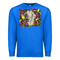 True Royal mardi gras goat fleur de lis Premium Sweatshirt - RanaPortraitStore