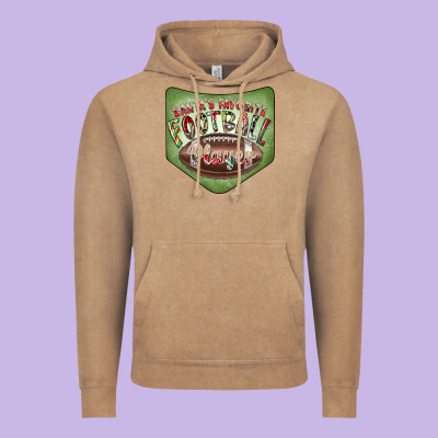 Christmas Pocket Vintage Hoodie Designed By Cowhidedigitalart