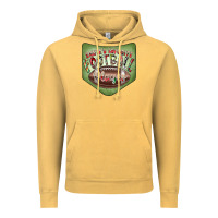 Vintage Mustard Christmas Pocket Vintage Hoodie - CowhideDigitalArt