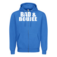 True Royal bad & boujee Zipper Hoodie - artisFamous