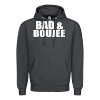 Smoke bad & boujee Zipper Hoodie - artisFamous