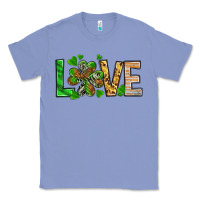 Colony Blue St. Patrick's Love luck with clover Classic Tee - HowdyJamesFarm