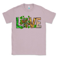 Lilac St. Patrick's Love luck with clover Classic Tee - HowdyJamesFarm